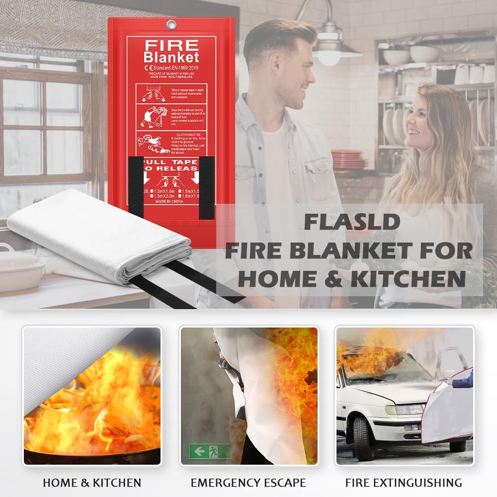 Fire Blanket Kitchen - TANAN 2026 Najnowszy koc przeciwpożarowy 1