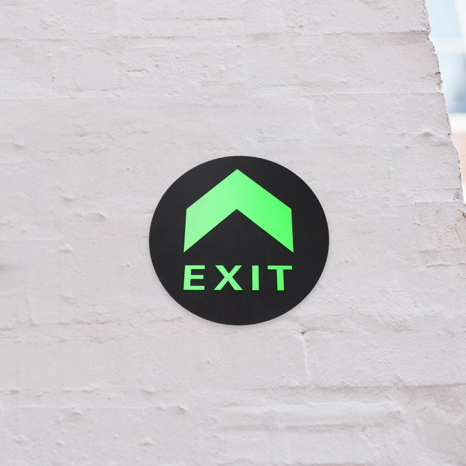 Emergency Exit Sign - 5 szt. Świecące w nocy naklejki