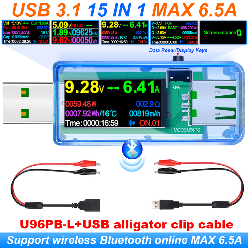 Co Detector Plug - 15 w 1 Tester USB 3.1