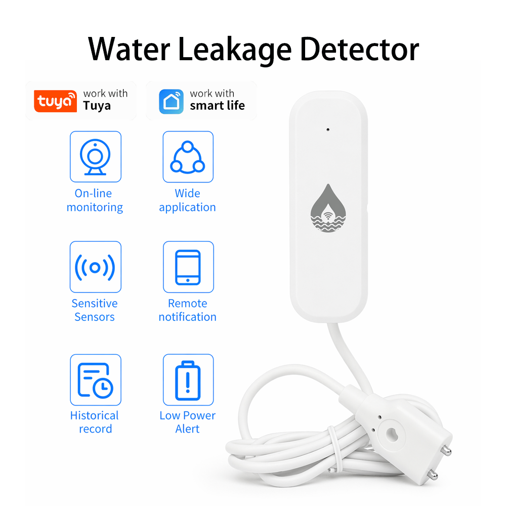 Water Alarm Sensor - Czujnik alarmowy wycieku wody YFK WiFi/Zigbee,