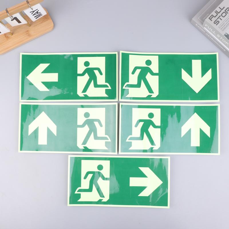 Emergency Exit Sign - 1 szt. Świecący znak wyjścia -