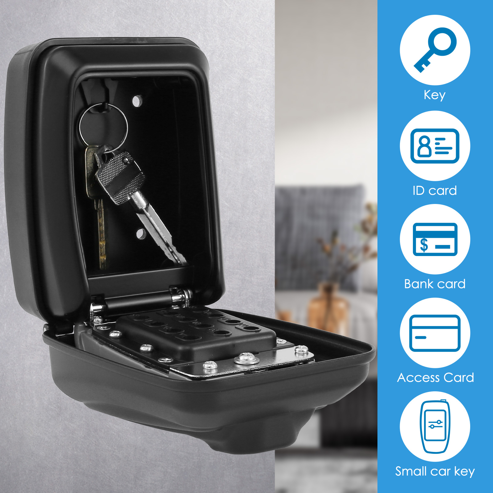 Key Lock Box Wall-Mount Secret – Lockbox Key Secure recenzja i cena
