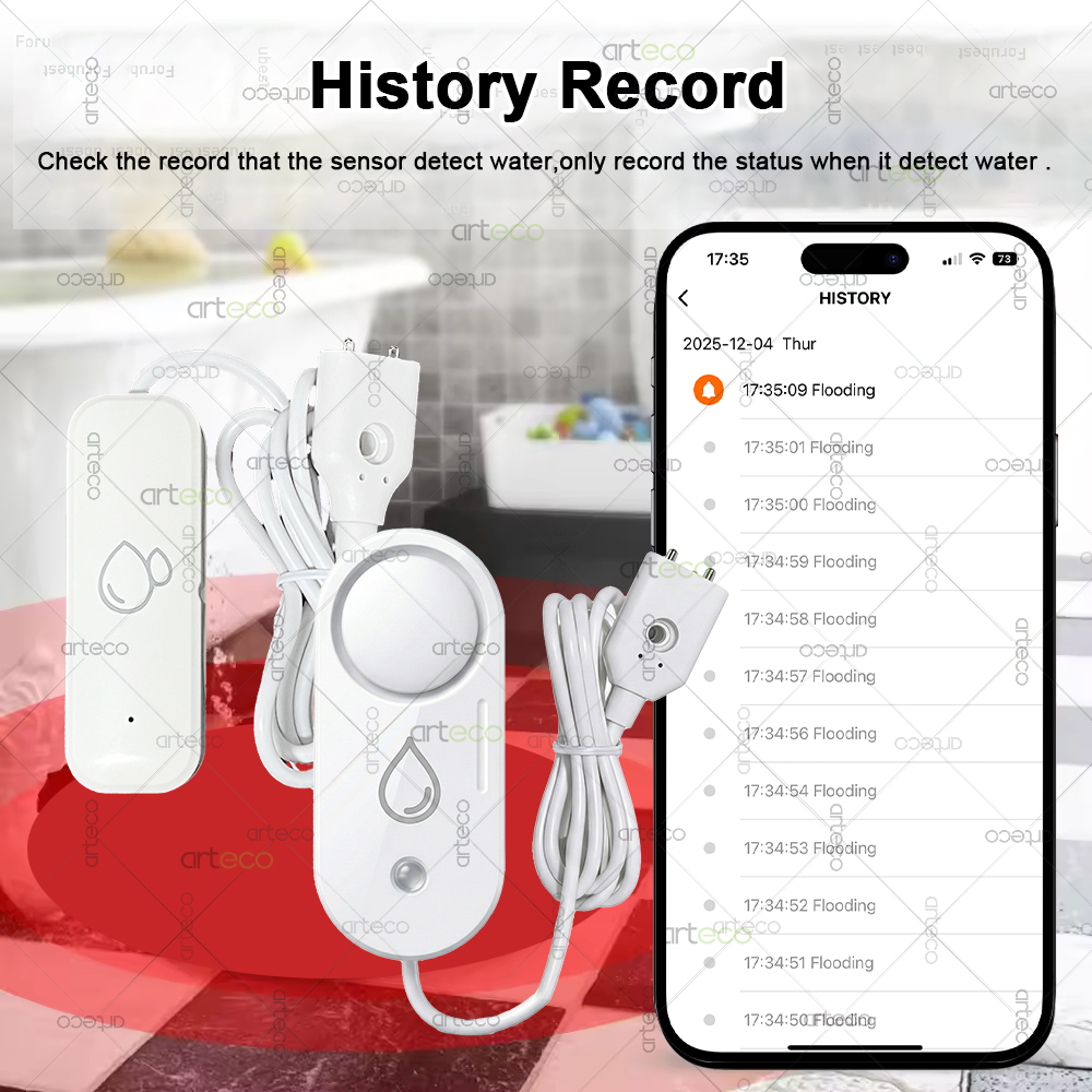 Czujnik wycieku wody Zigbee, d – Water Alarm Sensor recenzja i cena
