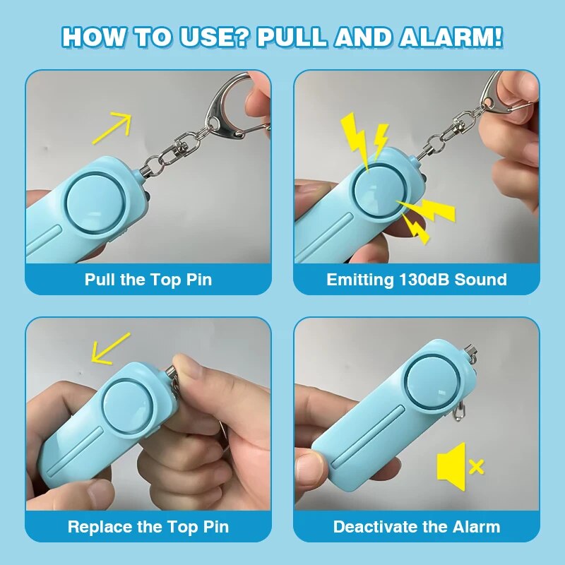 Osobisty alarm bezpieczeństwa  – Personal Alarm Keychain recenzja i cena