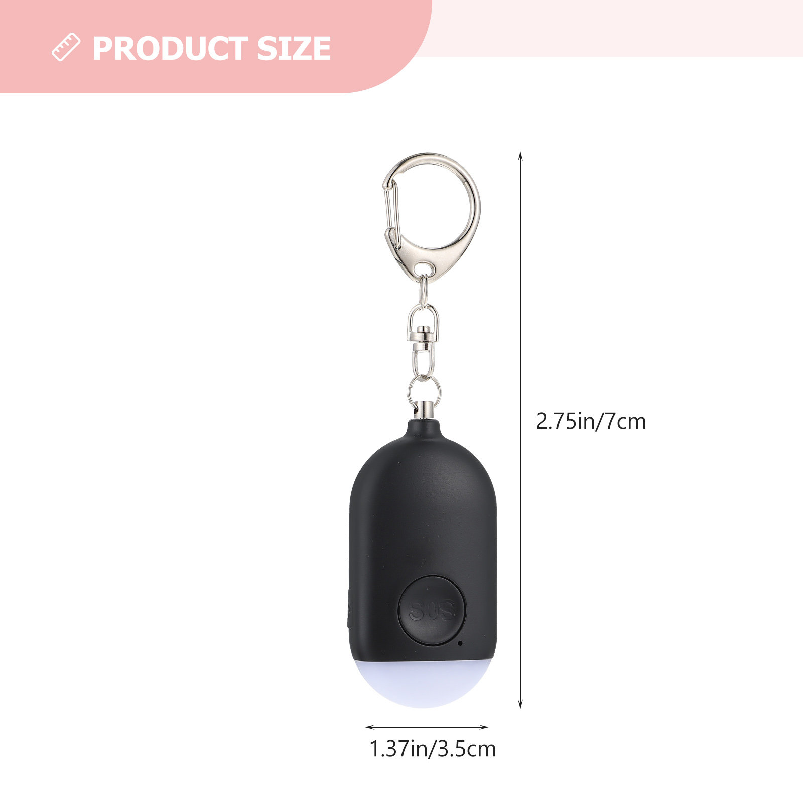 1 Zestaw Przenośny Osobisty Al – Personal Alarm Keychain recenzja i cena