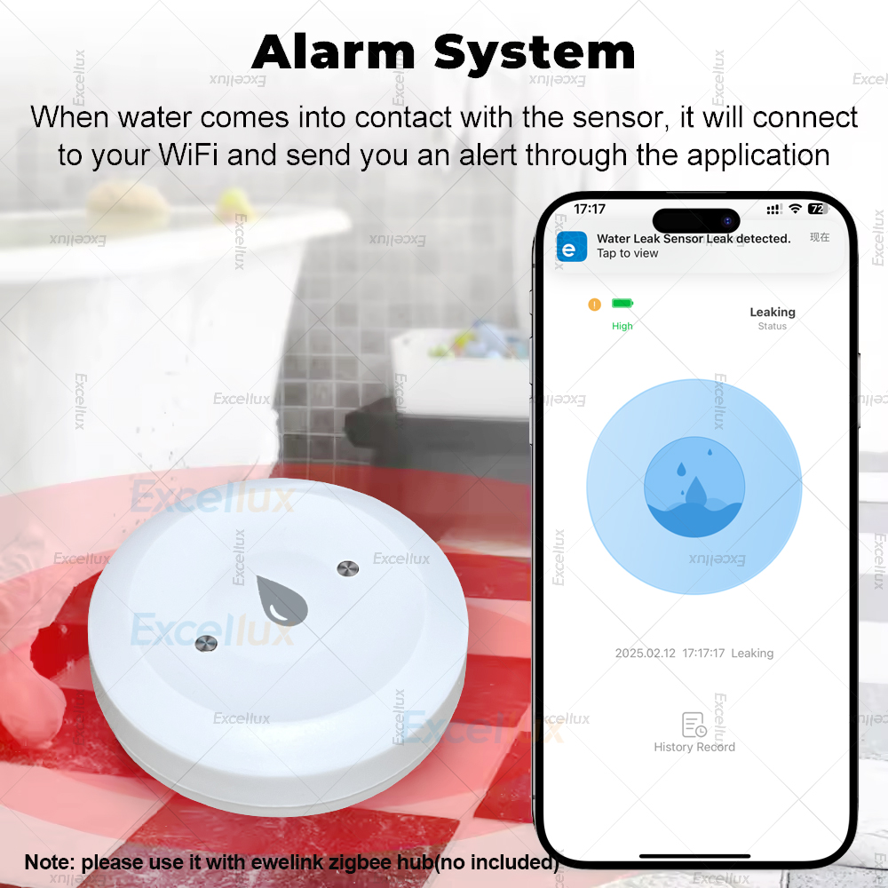 Ewelink Zigbee 3.0 Alarm z czu – Water Alarm Sensor recenzja i cena