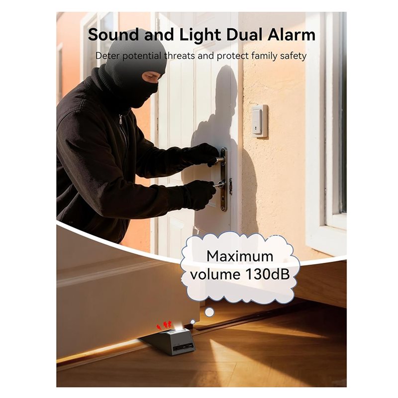 AB34 - Alarm do drzwi, blokada – Door Stop Alarm recenzja i cena