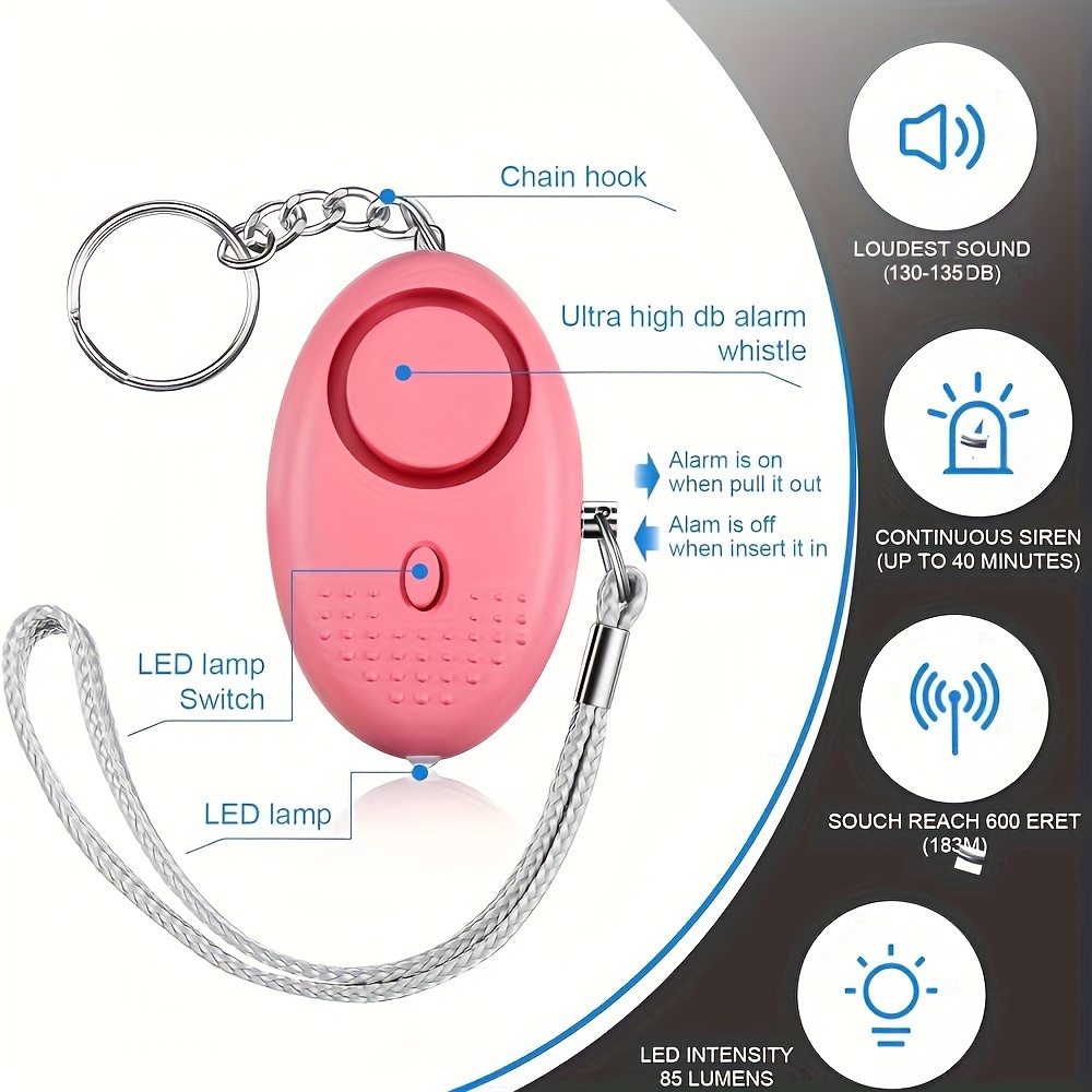 130dB Osobisty alarm bezpiecze – Personal Alarm Keychain recenzja i cena
