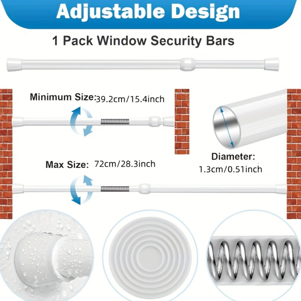 Regulowana metalowa blokada ok – Window Lock Bar recenzja i cena