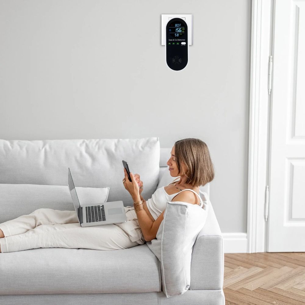 Detektor gazu 4 w 1 z wyświetl – Co Detector Plug recenzja i cena