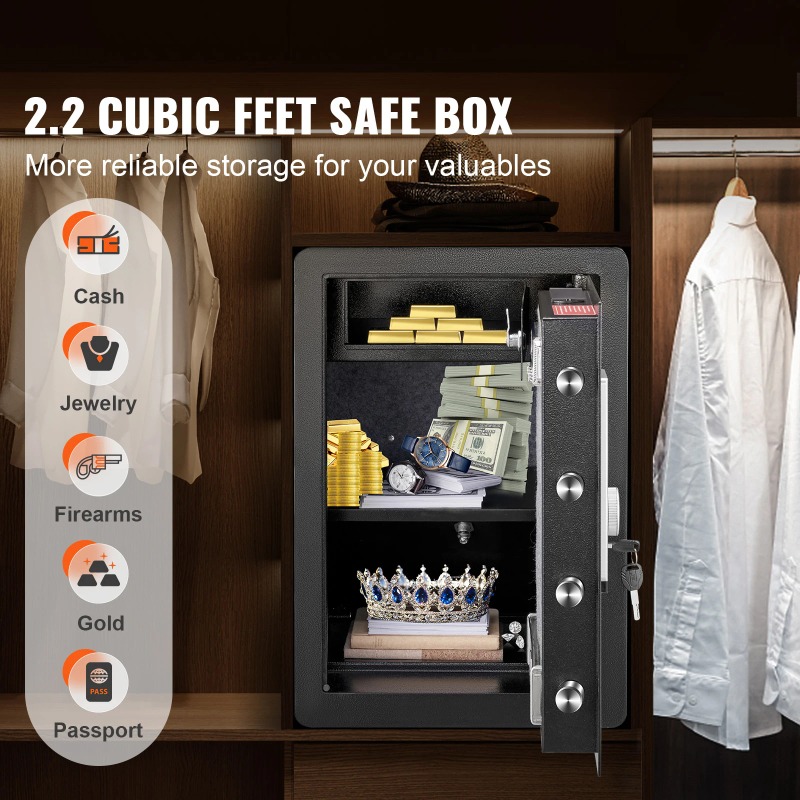 Sejf elektryczny SucceBuy 2.2/ – Fire Safe Document recenzja i cena