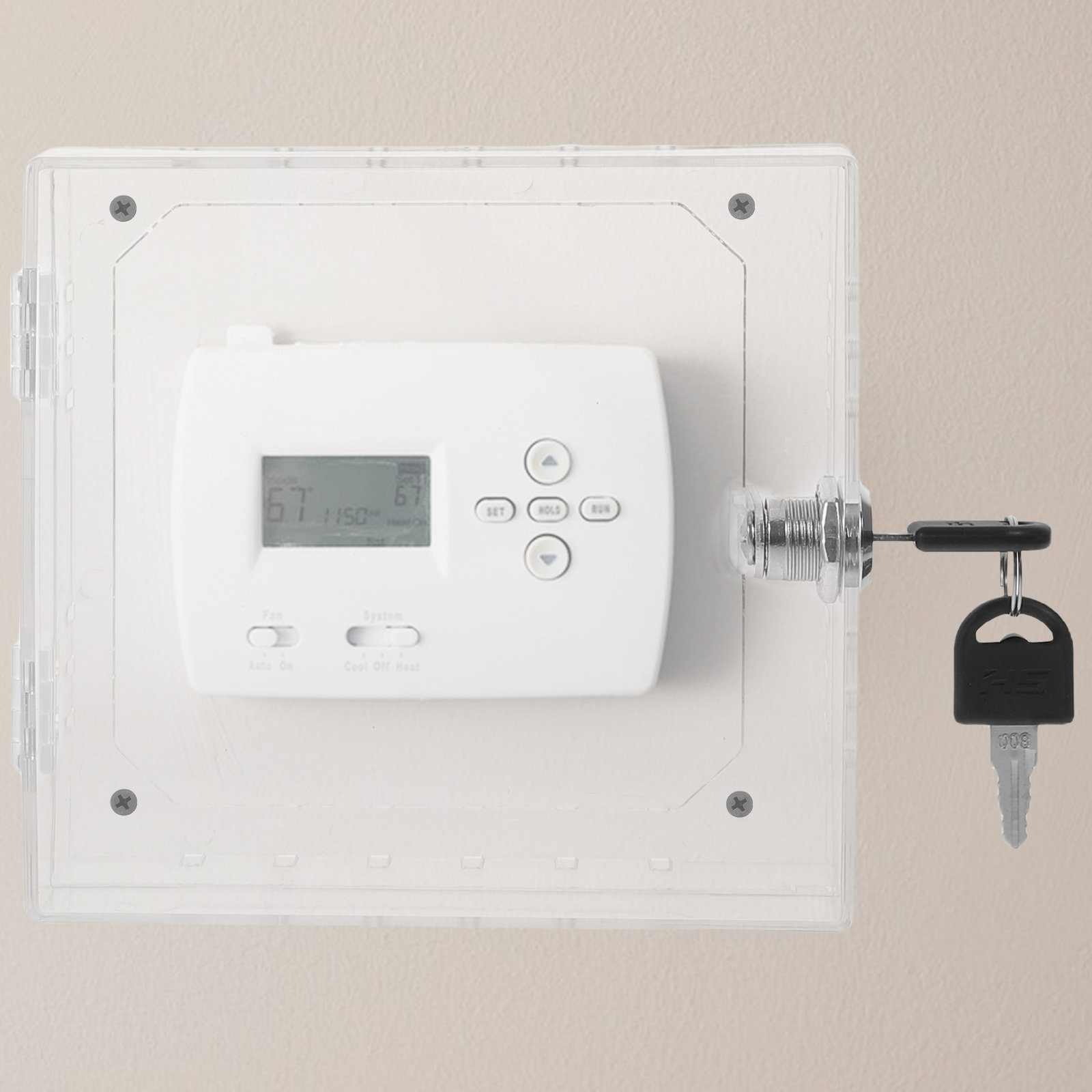 Akrylowa obudowa na termostat  – Lockbox Key Secure recenzja i cena