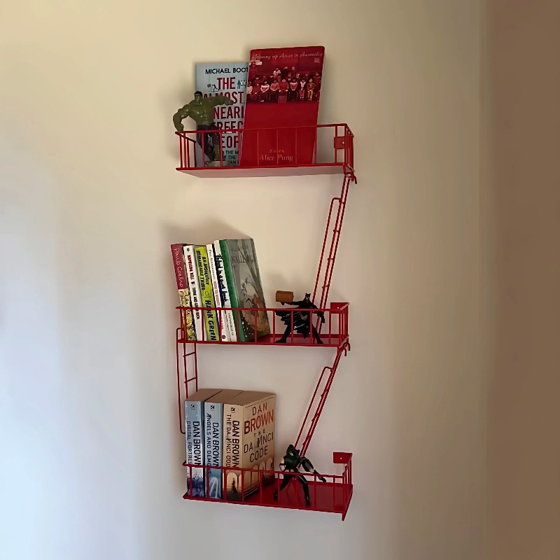 Półka ścienna w stylu drabiny, – Fire Escape Ladder recenzja i cena