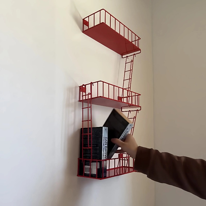 Półka ścienna w stylu drabiny, – Fire Escape Ladder recenzja i cena