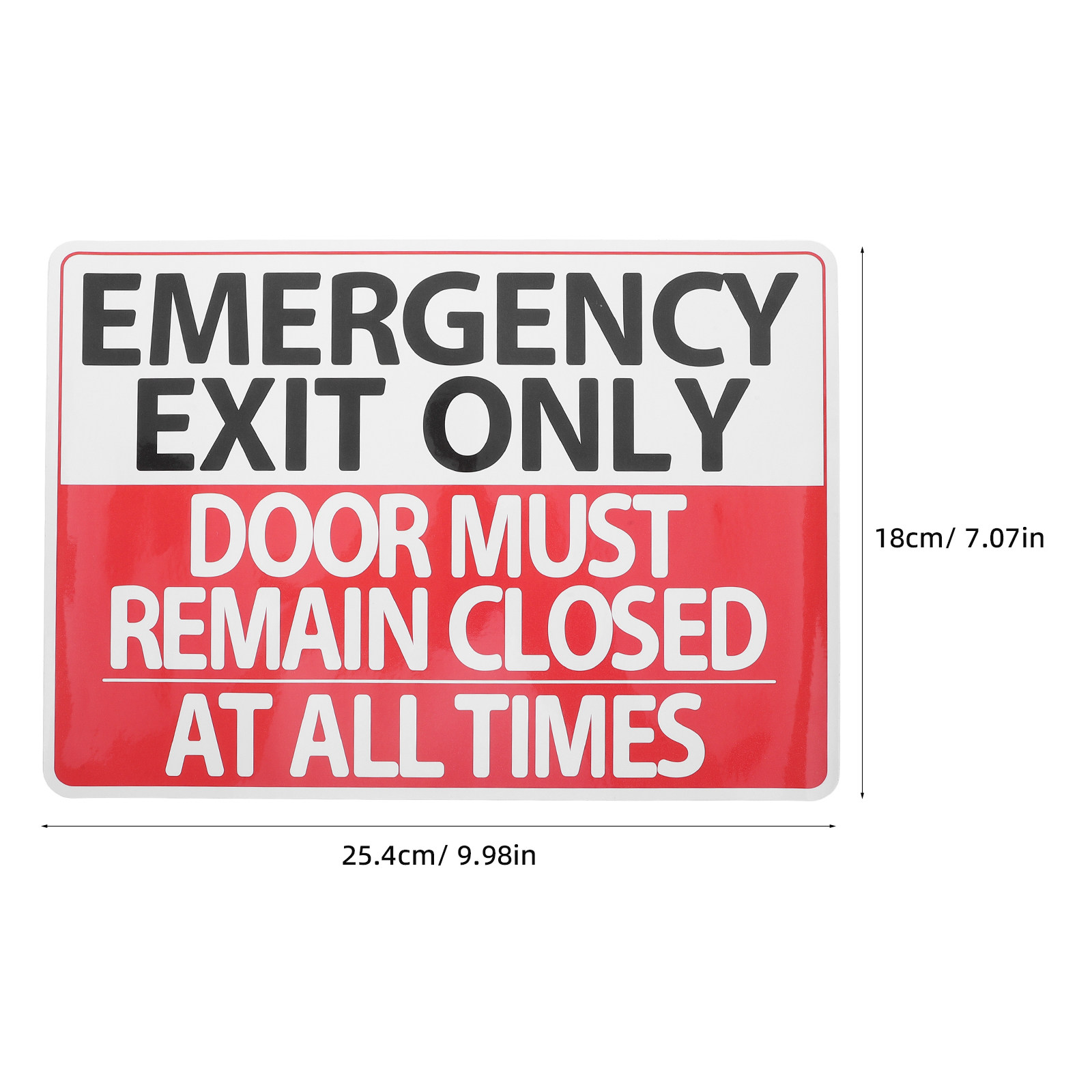 6 sztuk naklejek z oznaczeniem – Emergency Exit Sign recenzja i cena