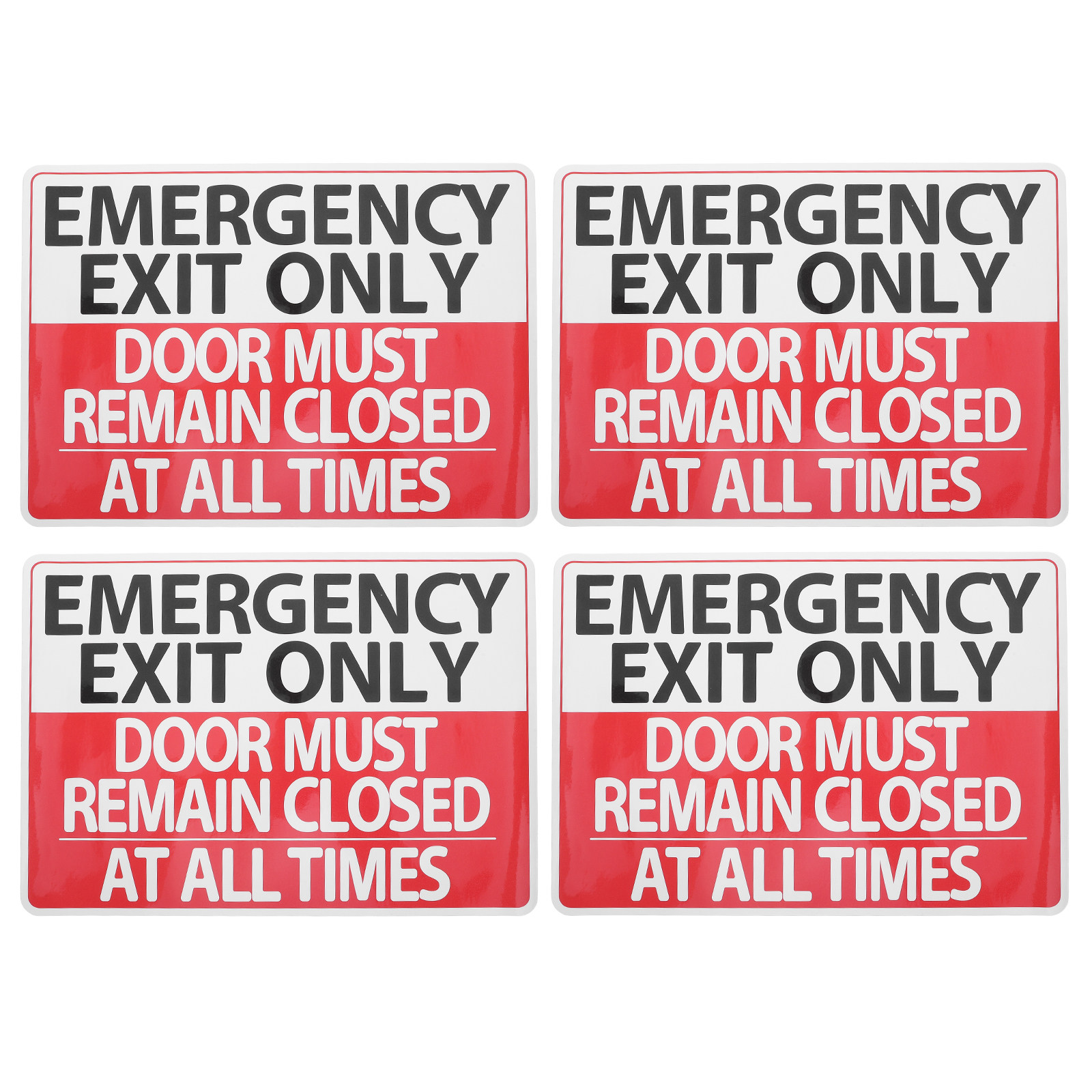 6 sztuk naklejek z oznaczeniem – Emergency Exit Sign recenzja i cena