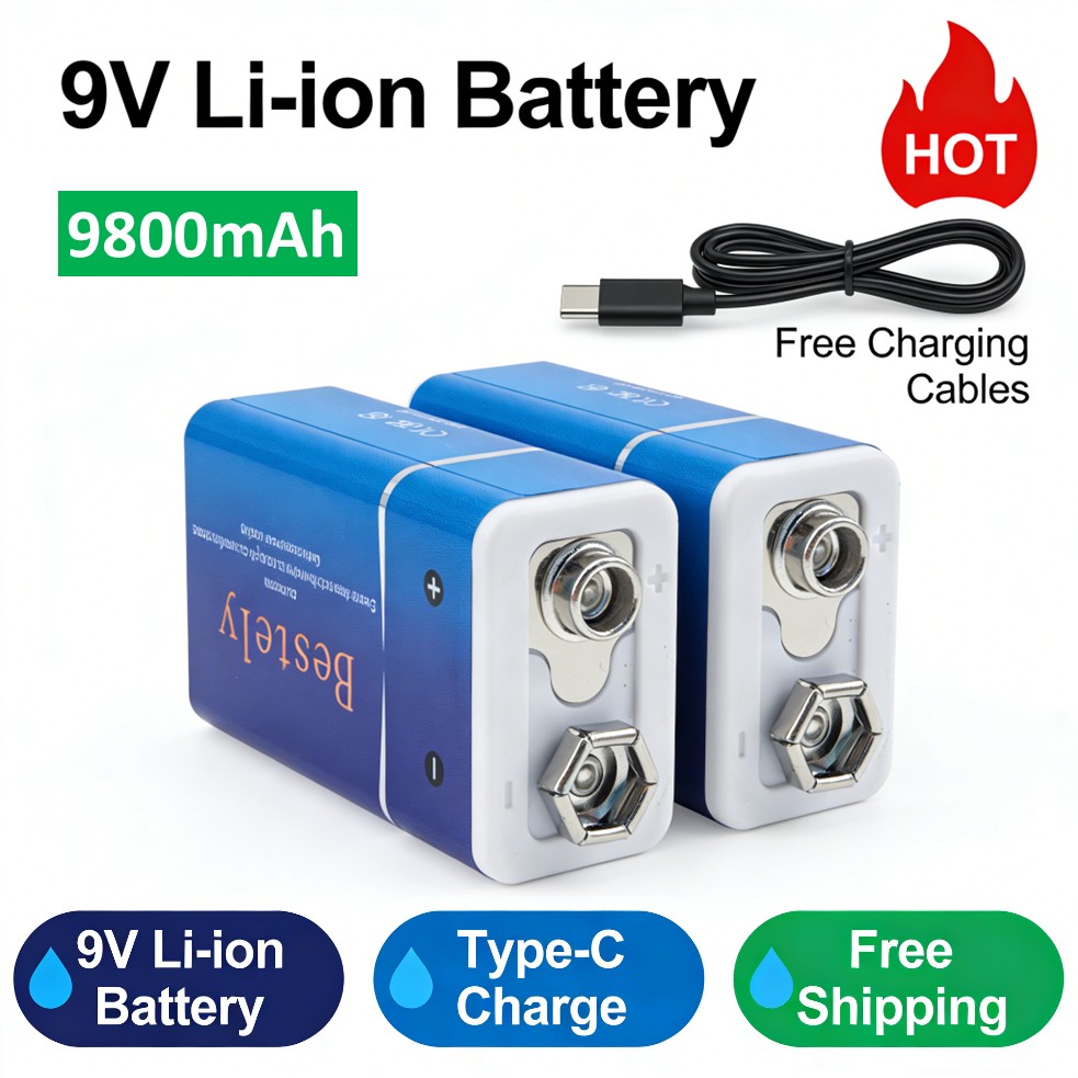 Akumulator 9V, 9800mAh, duża p – Smoke Detector Interconnected recenzja i cena