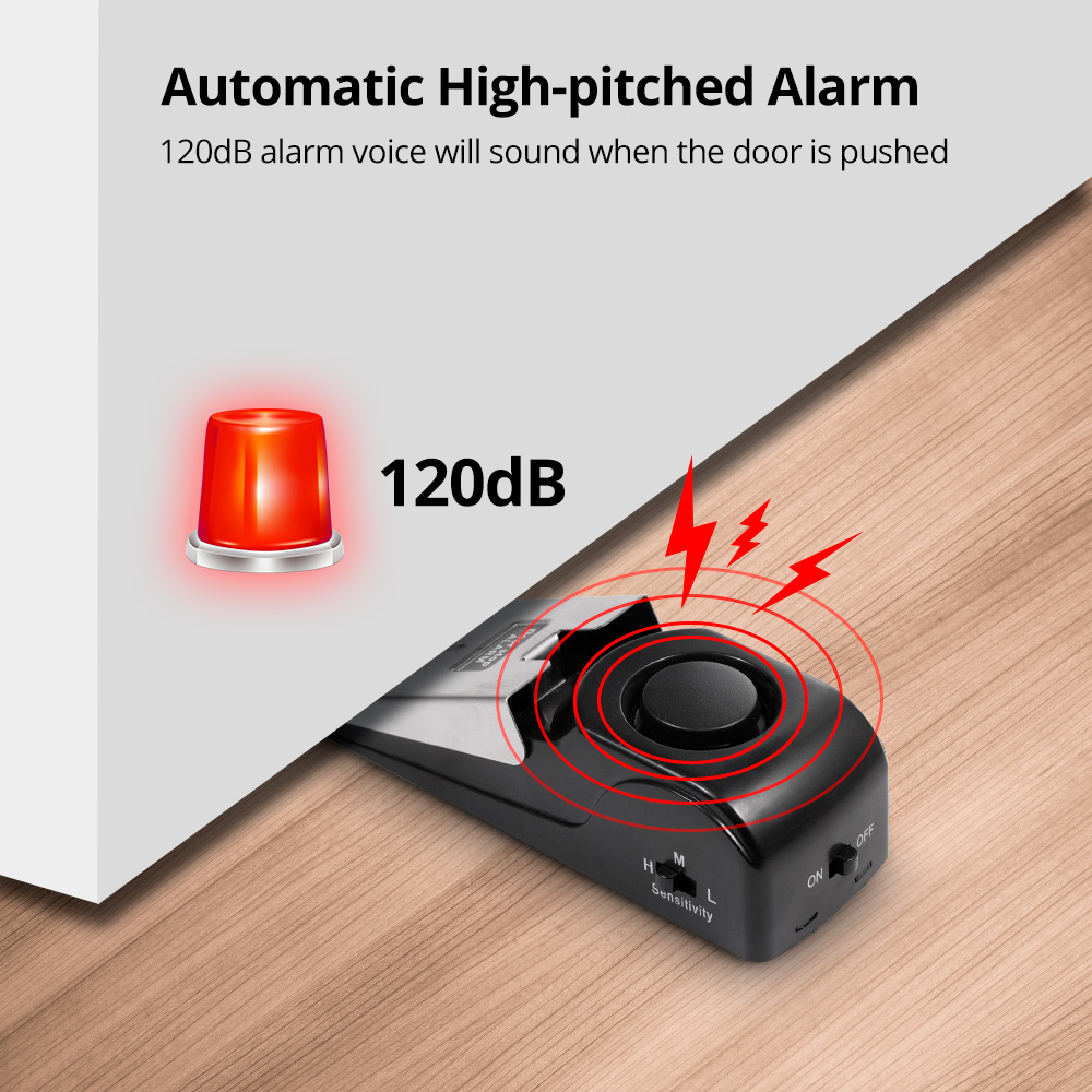 2 szt. Alarm odbojnika do domo – Door Stop Alarm recenzja i cena