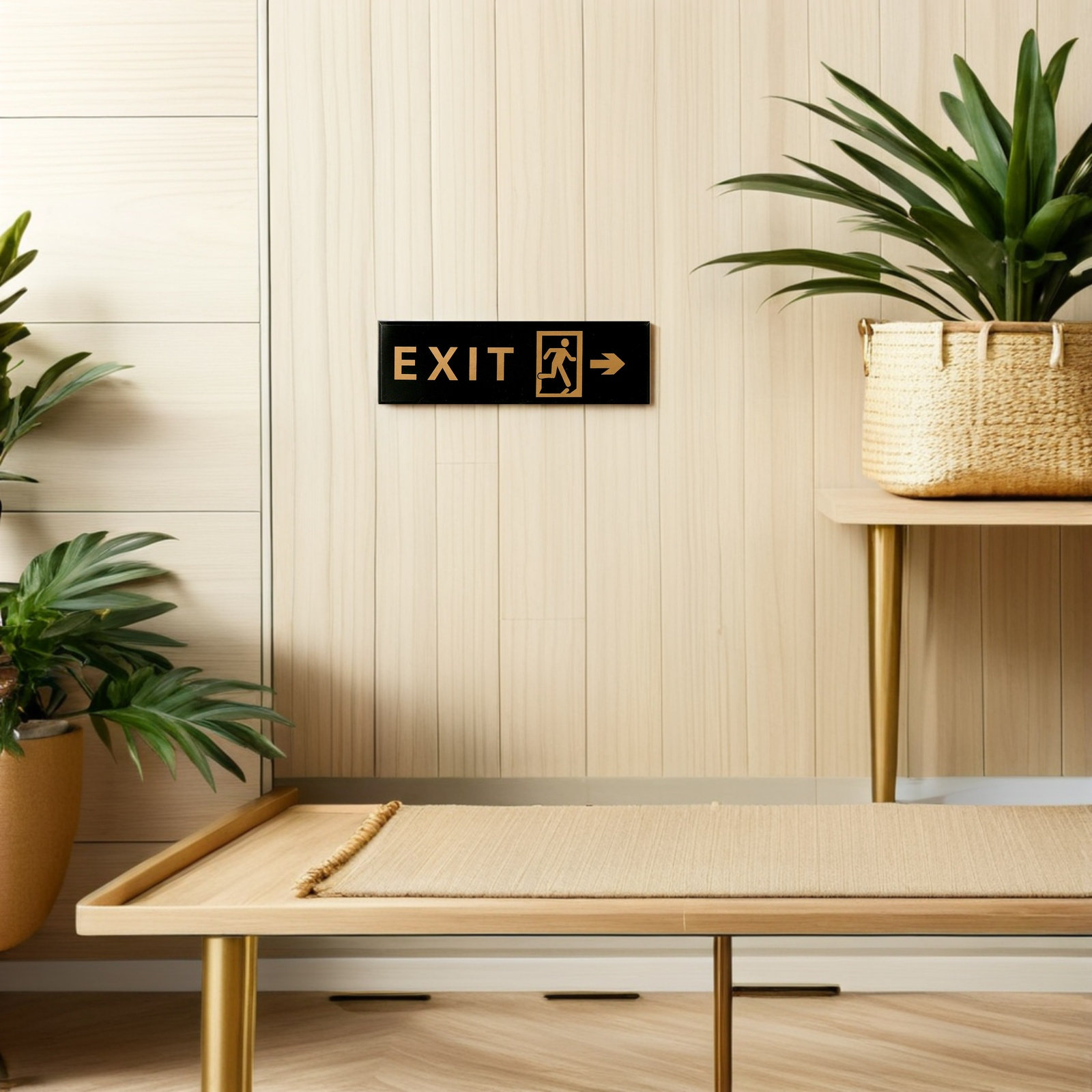 5 szt. akrylowych znaków wyjśc – Emergency Exit Sign recenzja i cena