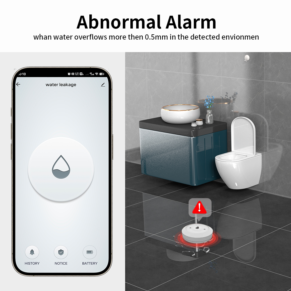 Czujnik zalania TNCE ZigBee3.0 – Water Alarm Sensor recenzja i cena