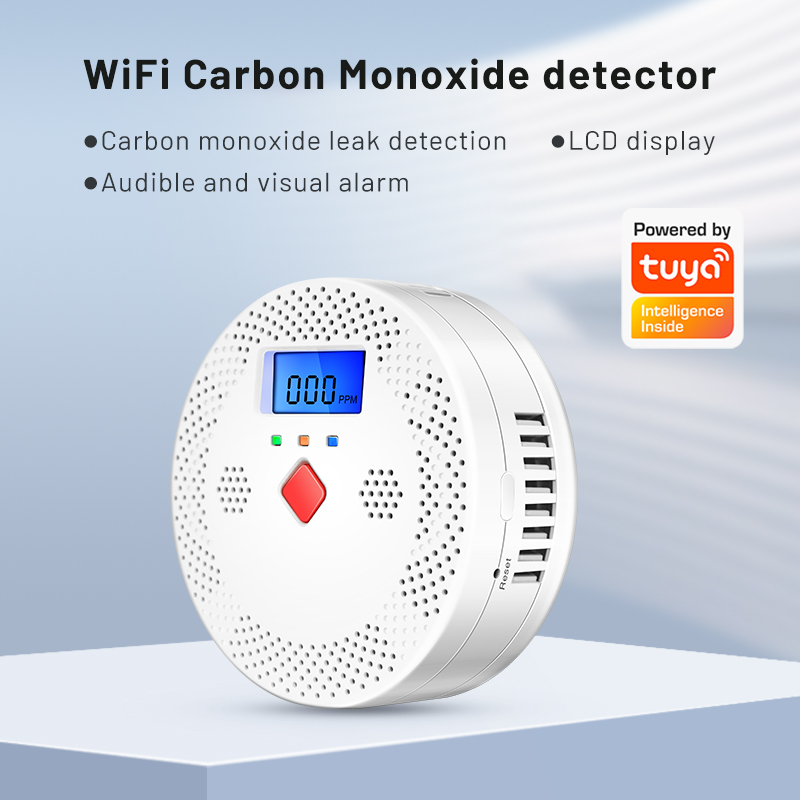 Tuya WiFi inteligentny czujnik – Co Detector Plug recenzja i cena
