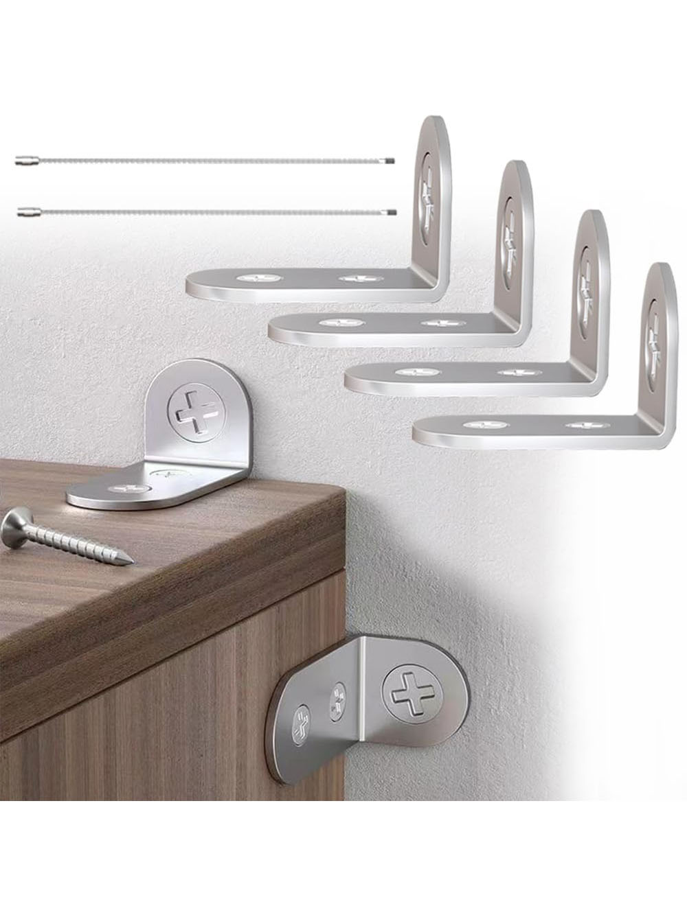 4 szt. Mocowania do mebli, pas – Earthquake Anchor Strap recenzja i cena
