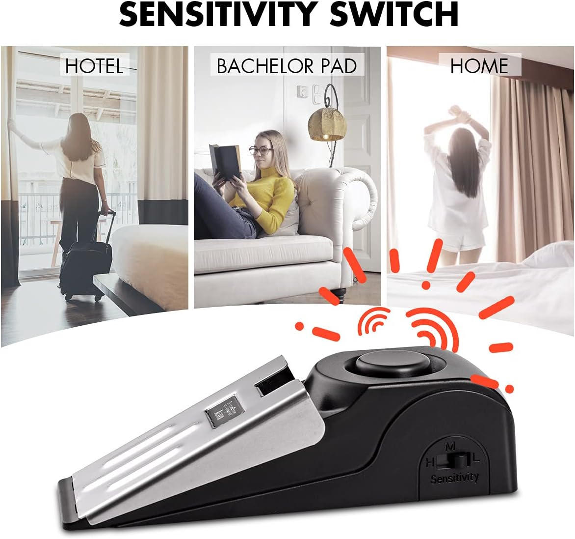 1/2 szt. Przenośny alarm podró – Door Stop Alarm recenzja i cena